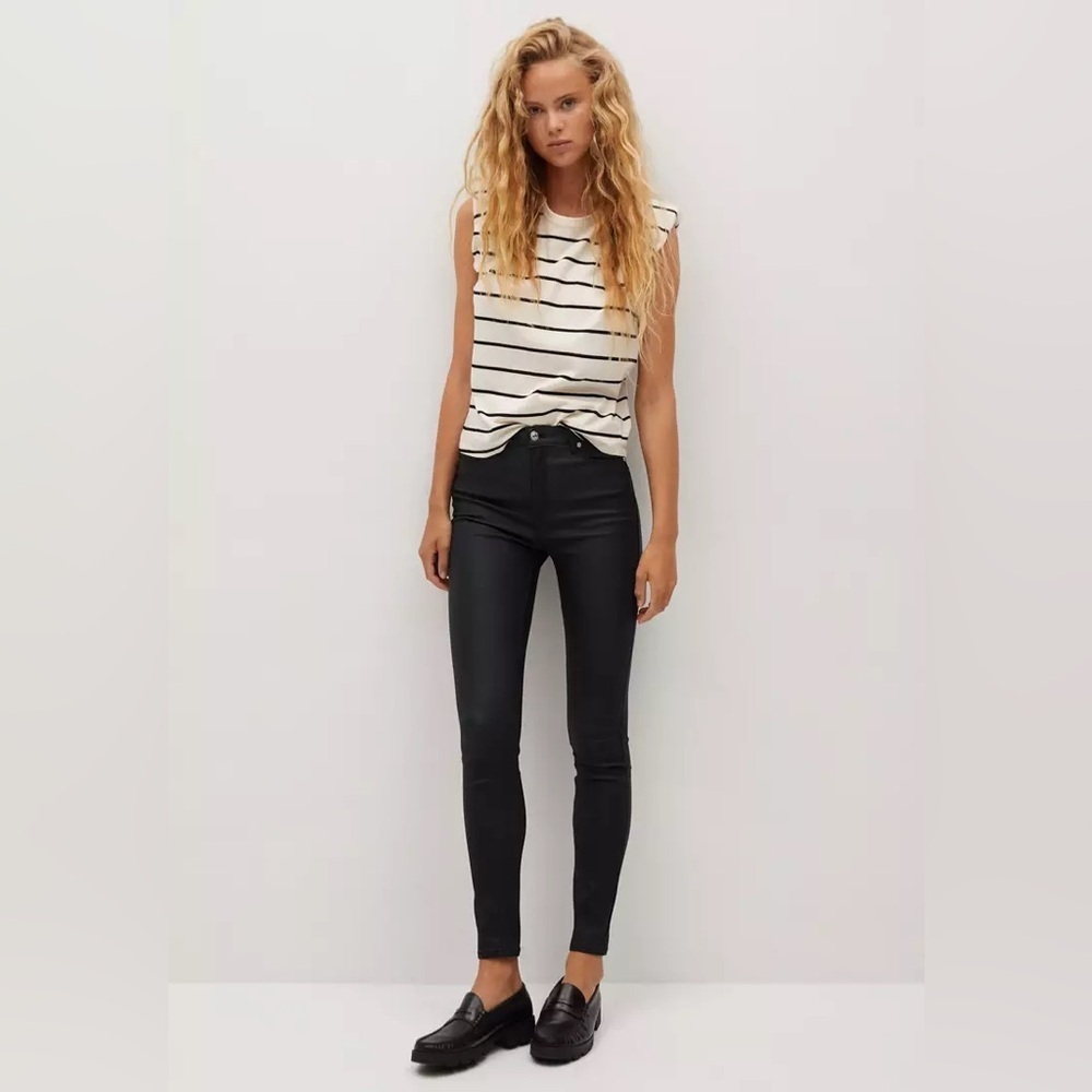 MANGO High Waist Skinny Jeans 'Noa' in Black 2025 - Picture 14 of 14